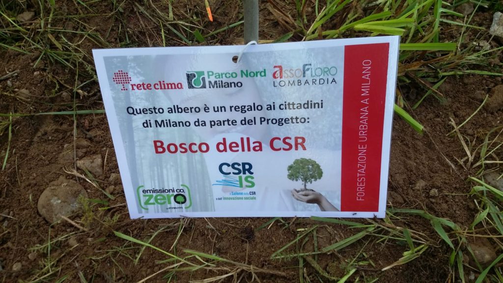 Promessa mantenuta: è nato il Bosco della CSR